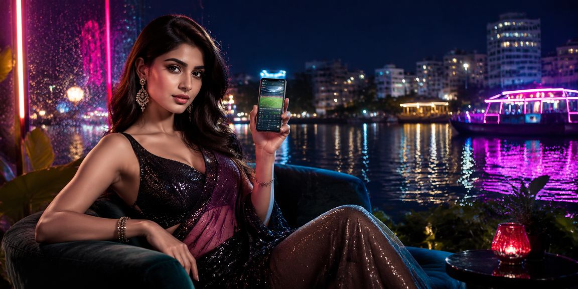 বাংলাদেশে মোবাইলে iccwin ভাউচার চেক করছেন একজন ব্যবহারকারী সমুদ্র সৈকতে